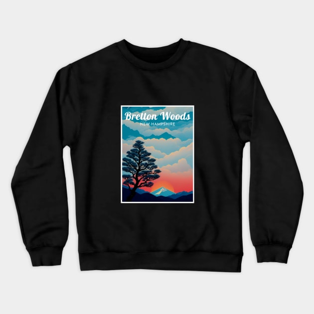 Bretton Woods New Hampshire United States ski Crewneck Sweatshirt by UbunTo